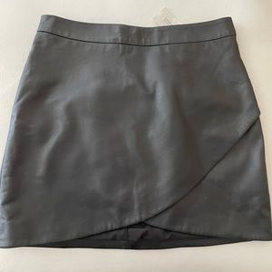 Banana Republic lamb leather skirt
